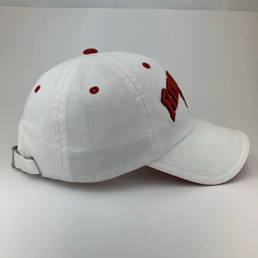 Texas Tech Red Raiders Hat White Adjustable Strap Unstructured TOW Baseball Cap